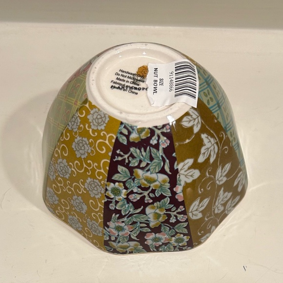 Anthropologie Bibi Stoneware Nut Bowl/Trinket Dish - Blue - Picture 6 of 6